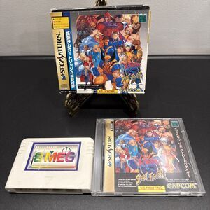 X-MEN VS STREET FIGHTER 8MB RAM CART PACK Japan Sega Saturn Boxed Import